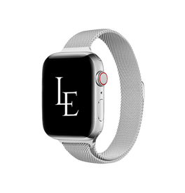Apple Watch 42mm | Apple Watch (42/44/SE/45/46/49mm) - L'Empiri™ Milanese Thin Loop - Sølv - DELUXECOVERS.DK