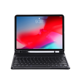 iPad 5 | iPad 5 - 9.7" (2017) - TIMBRE™ Cover M. Trådløs Tastatur - Engelsk Layout - Sort - DELUXECOVERS.DK