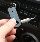 Bluetooth Modtager | Bluetooth-Adapter Aux 3.5mm til Bil / Hifi - Sort - DELUXECOVERS.DK