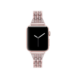 Apple Watch 38mm | Apple Watch (38/40/SE/41mm) - Koh-i-Noor Dame Urlænke - Rose - DELUXECOVERS.DK