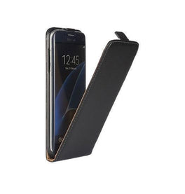 Samsung Galaxy S7 Edge | Samsung Galaxy S7 Edge - Diary Læder Etui M. Flip - Sort - DELUXECOVERS.DK