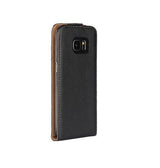Samsung Galaxy S7 Edge | Samsung Galaxy S7 Edge - Diary Læder Etui M. Flip - Sort - DELUXECOVERS.DK