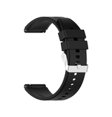 22MM | 22mm -  ACTIVE™ Velo Silikone Rem - Sort - DELUXECOVERS.DK