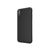 iPhone XS Max | iPhone XS Max - Novo Frosted Matte Slim Silikone Cover - Sort - DELUXECOVERS.DK
