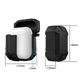 Airpods 1/2 | AirPods (1/2) | Håndværker Stødsikkert Beskyttelses Cover - Sort - DELUXECOVERS.DK