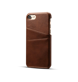 iPhone 7 / 8 | iPhone 7/8/SE(2020/2022) - NX Design Læder Cover M. Kortholder - Brun - DELUXECOVERS.DK