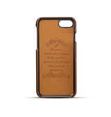 iPhone 6 / 6s | iPhone 6/6s - NX Design Læder Cover M.  Kortholder - Brun - DELUXECOVERS.DK