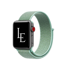 Apple Watch 38mm | Apple Watch (38/40/SE/41/42mm) - L'Empiri™ Nylon Velcro Rem - Grøn - DELUXECOVERS.DK