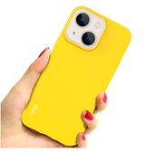 iPhone 13 | iPhone 13 - IMAK™ Delight Silikone Cover - Gul - DELUXECOVERS.DK