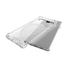 Samsung Note 8 | Samsung Galaxy Note 8 - Silent Stødsikker Silikone Cover - Gennemsigtig - DELUXECOVERS.DK