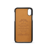 iPhone XR | iPhone XR - NX Design™ Læder Cover M. Kortholder - Sort - DELUXECOVERS.DK