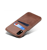 iPhone XR | iPhone XR - NX Design™ Læder Cover M. Kortholder - Brun - DELUXECOVERS.DK