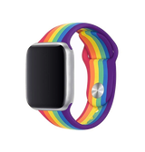Apple Watch 38mm | Apple Watch (38/40/SE/41/42mm) - LGBT Silikone Rem - Pride - DELUXECOVERS.DK