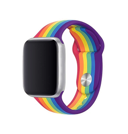 Apple Watch 38mm | Apple Watch (38/40/SE/41mm) - LGBT Silikone Rem - Pride - DELUXECOVERS.DK