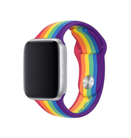 Apple Watch 42mm | Apple Watch (42/44/SE/45/46/49mm) - LGBT Silikone Rem - Pride - DELUXECOVERS.DK