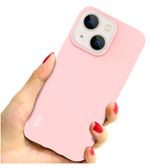 iPhone 13 | iPhone 13 - IMAK™ Delight Silikone Cover - Lyserød - DELUXECOVERS.DK
