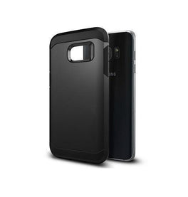 Samsung Galaxy S7 Edge | Samsung Galaxy S7 Edge - REALIKE™ Pro Stødsikkert Håndværker Cover - Sort - DELUXECOVERS.DK
