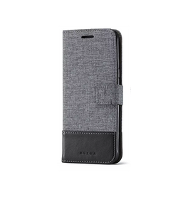 Samsung Galaxy S8+ | Samsung Galaxy S8+ (Plus) - Muxma Premium Flip Stof Etui - Sort - DELUXECOVERS.DK