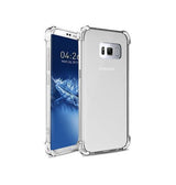 Samsung Galaxy S8 | Samsung Galaxy S8 - Silent Stødsikker Silikone Cover - Gennemsigtig - DELUXECOVERS.DK