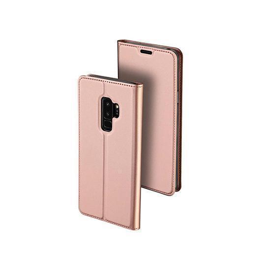 Samsung Galaxy S9+ | Samsung Galaxy S9+ (Plus) - Vanquish Pro Series Flipcover Etui - Rosa Gold - DELUXECOVERS.DK