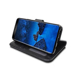 Samsung Galaxy S8+ | Samsung Galaxy S8+ (Plus) - Retro Diary Læder Cover - Sort - DELUXECOVERS.DK