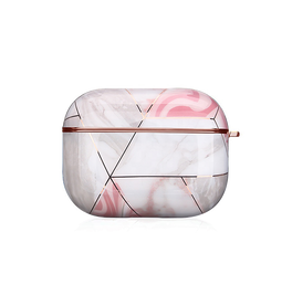 Airpods Pro 2 | AirPods Pro | UNIQ™ Marmor Beskyttelse Cover - Rose Pearl - DELUXECOVERS.DK