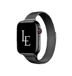 Apple Watch 38mm | Apple Watch (38/40/SE/41mm) - L'Empiri™ Milanese Thin Loop - Sort - DELUXECOVERS.DK