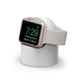 Apple Watch Tilbehør | Apple Watch - Night Stand Oplader Stander - Hvid - DELUXECOVERS.DK