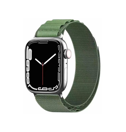 Apple Watch 42mm | Apple Watch (42/44/SE/45mm & Ultra) - L'Empiri™ Nylon Shift Rem - Grøn - DELUXECOVERS.DK