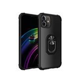 iPhone 12 | iPhone 12 - Cover M. Ring & Magnetisk Kickstand - Sort - DELUXECOVERS.DK