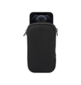 iPhone 13 Pro | iPhone 13 Pro - Simple Nylon Sleeve Etui M. Lynlås - Jet Black - DELUXECOVERS.DK