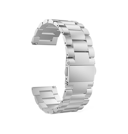 Samsung Galaxy Watch 3 (20mm) | Samsung Galaxy Watch 3 (41mm) - CNC Pro Rustfrit Stål Urlænke - Sølv - DELUXECOVERS.DK