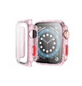 Apple Watch Cover | Apple Watch (38/40/42/44mm) - NX 360° Glitter Cover - Rose - DELUXECOVERS.DK