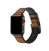 Apple Watch 38mm | Apple Watch (38/40/SE/41/42mm) - Milano Vegan Læder Rem - Brun - DELUXECOVERS.DK