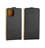 iPhone 13 | iPhone 13 - Diary Vertikal Læder FlipCover Etui - Sort - DELUXECOVERS.DK