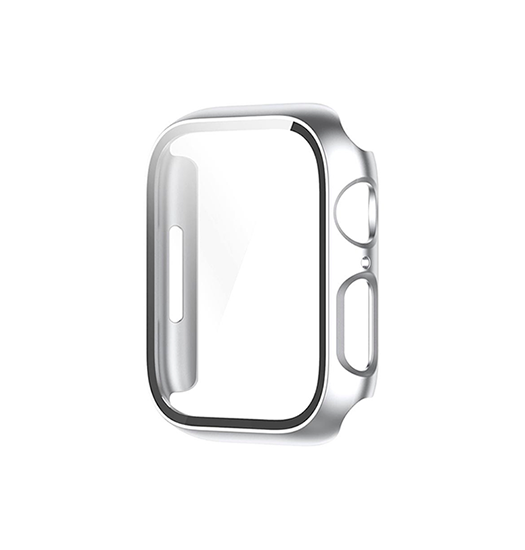 Apple Watch Cover Shopping | Apple Watch (45mm) - RSR™ Full 360° Cover - Sølv - DELUXECOVERS.DK