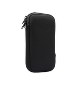 OnePlus 5 | OnePlus 5 - Simple Nylon Sleeve Etui M. Lynlås - Jet Black - DELUXECOVERS.DK