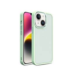 iPhone 14 | iPhone 14 - Viridian™ Pastel Silikone Cover - Grøn - DELUXECOVERS.DK