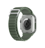 Apple Watch 42mm | Apple Watch (42/44/SE/45mm & Ultra) - L'Empiri™ Nylon Shift Rem - Grøn - DELUXECOVERS.DK