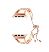 Apple Watch 38mm | Apple Watch (38/40/SE/41/42mm) - L'Empiri™ Dame Stål Rem - Roseguld - DELUXECOVERS.DK