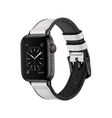 Apple Watch 42mm | Apple Watch (42/44/SE/45/46/49mm) - Milano Vegan Læder Rem - Hvid - DELUXECOVERS.DK