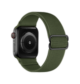 Apple Watch 38mm | Apple Watch (38/40/SE/41mm) - Polyester Nylon Rem Armbånd - Grøn - DELUXECOVERS.DK