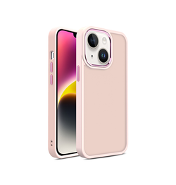 iPhone 14 Max | iPhone 14 Plus - Viridian™ Pastel Silikone Cover - Pink - DELUXECOVERS.DK