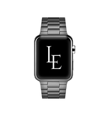 Apple Watch 38mm | Apple Watch (38/40/SE/41/42mm) - L'Empiri™ Premium 316L Stål Rem - Sort - DELUXECOVERS.DK