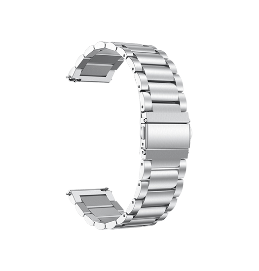 Samsung Galaxy Watch 3 (22mm) | Samsung Galaxy Watch 3 (45mm) - L'Empiri™ Premium 316L Stål Rem - Sølv - DELUXECOVERS.DK