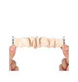 Apple Watch 42mm | Apple Watch (42/44/SE/45/46/49mm) - Scrunchie Velour Dame Armbånd - Fersken - DELUXECOVERS.DK