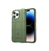 iPhone 14 Pro | iPhone 14 Pro - RUGGED SHIELD™ Stødsikkert Håndværker Cover - Grøn - DELUXECOVERS.DK