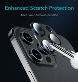 iPhone Beskyttelsesglas | iPhone 12 Pro - TOTU®  Bagside Kamera Linse Beskyttelsesglas - Sort - DELUXECOVERS.DK