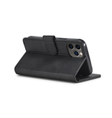 iPhone 12 Pro Max | iPhone 12 Pro Max - LC.IMEEKE™ Læder Cover M. Kortholder - Sort - DELUXECOVERS.DK
