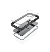 iPhone 12 Mini | iPhone 12 Mini - ToughCase Hybrid-X Håndværker Cover - Sort - DELUXECOVERS.DK